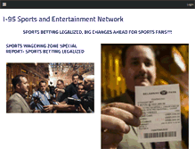 Tablet Screenshot of i95sportsnetwork.com